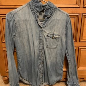 Denim long sleeve jacket